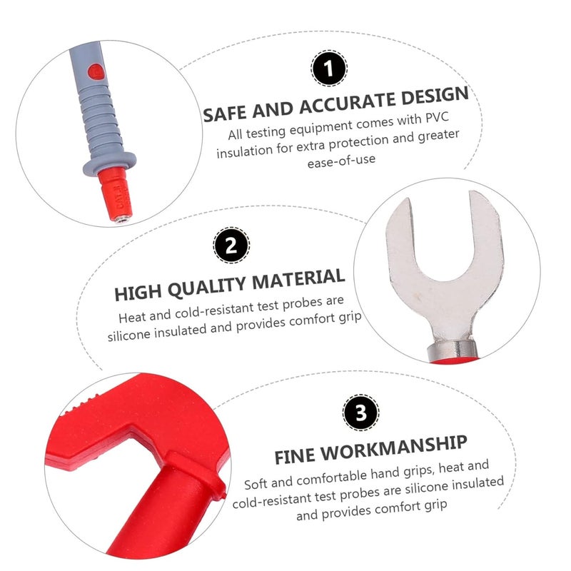 Cabilock 18 Pcs Multimeter Test Leads Kit With Interchangeable Tips For Automotive Electrical Testing - Image 3